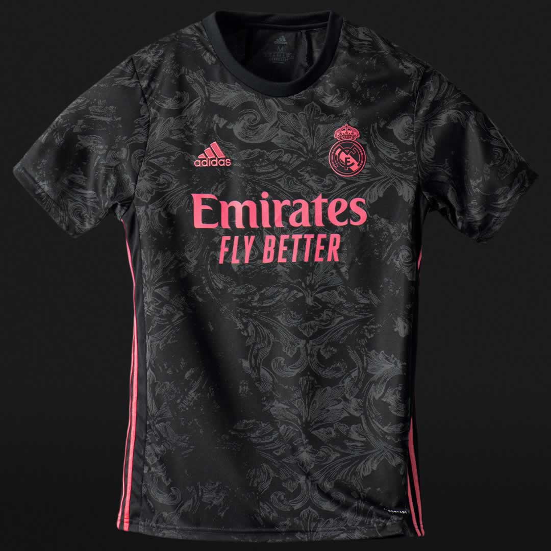 real madrid jersey black and blue