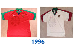 Portugal Euro 1996 Kits