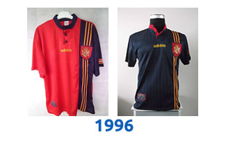 Spain Euro 1996 Kits