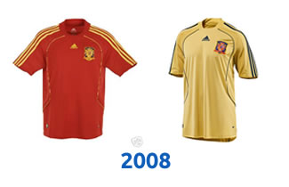 Spain Euro 2008 Kits