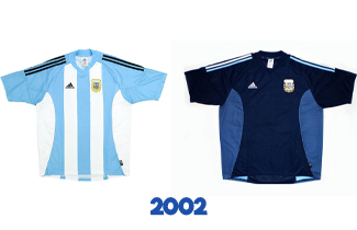 Argentina World Cup 2002 Kits