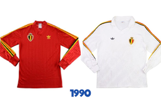 Belgium World Cup 1990 Kits