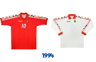 Belgium World Cup 1994 Kits