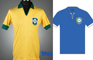 Brazil World Cup 1966 Kits