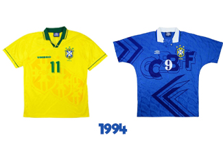 Brazil World Cup 1994 Kits