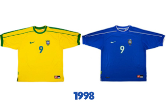 Brazil World Cup 1998 Kits