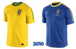 Brazil World Cup 2010 Kits