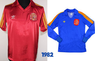 Spain World Cup 1982 Kits